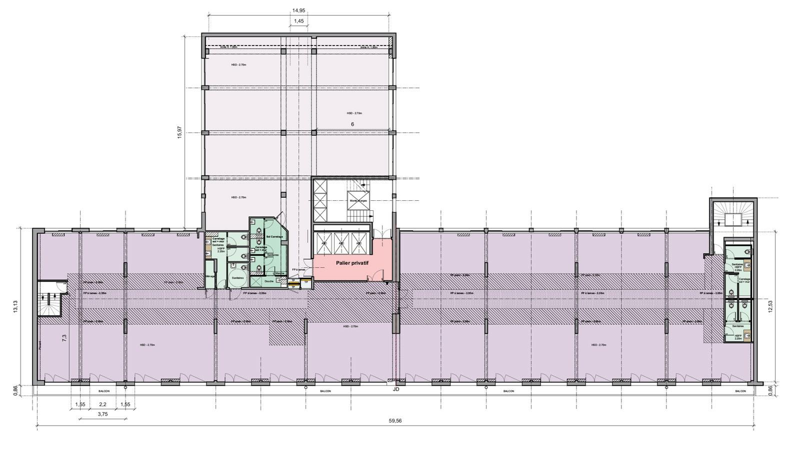 Bureau Paris 3391m² Location bureau Paris OLBUR2101157 3